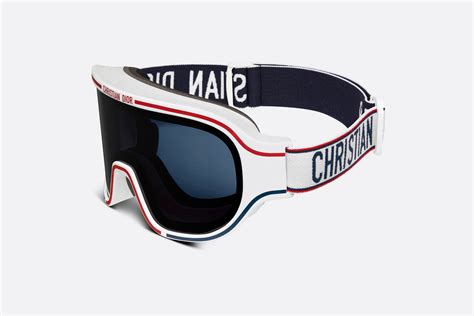 DiorAlps M1I Masque de ski tricolore blanc .